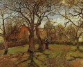 châtaigniers louveciennes printemps 1870 Camille Pissarro